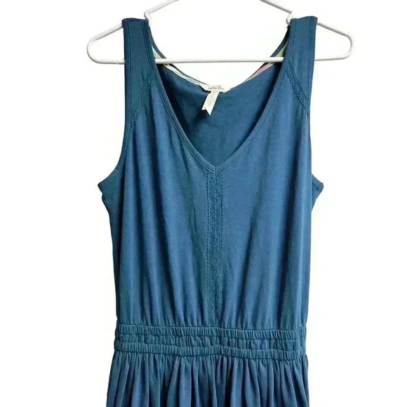Matilda Jane Women's Blue Ruffle Hem Swing Summer Dress Size Small - Picture 3 of 8